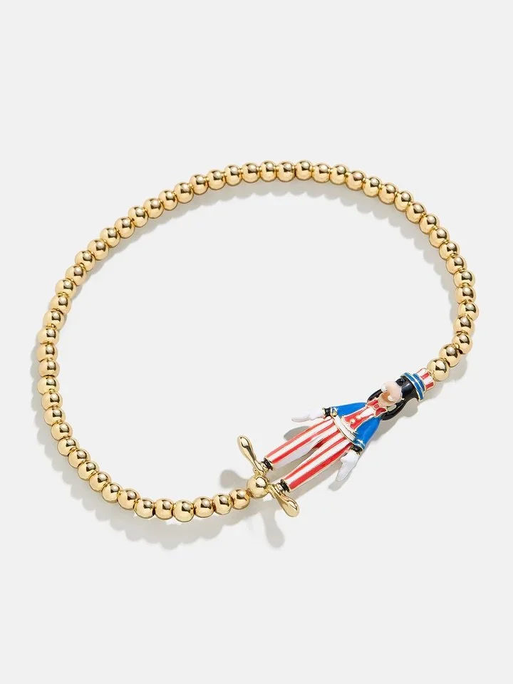 【Baublebar】★ブレスレット★ Disney Americana Pisa Bracelet Disney Character Bite Pisa Bracelet - Mickey Mouse Pizza